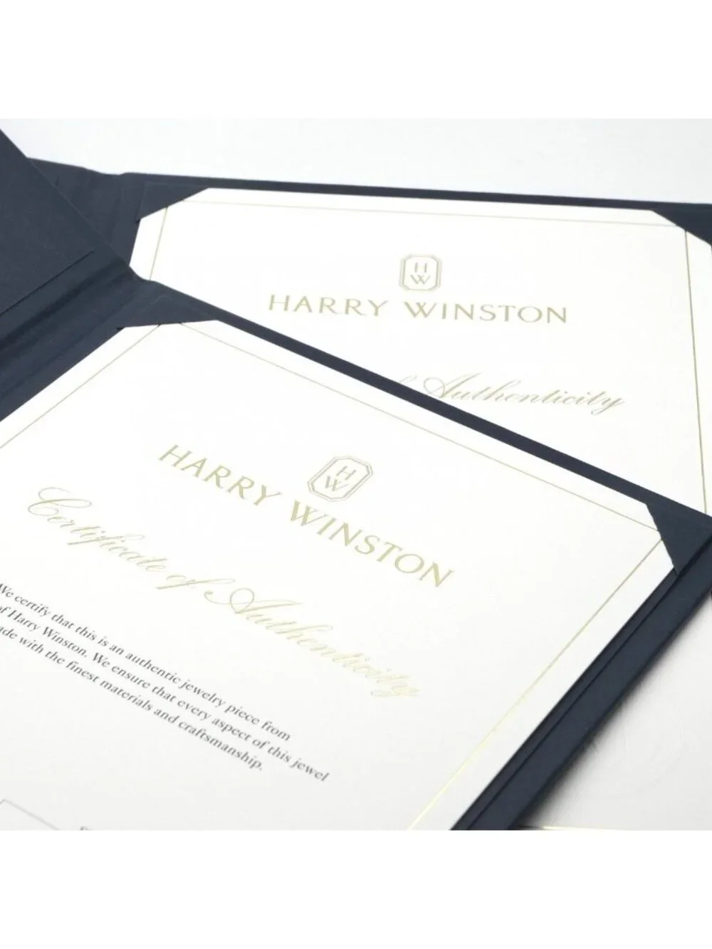 Harry Winston Round Cut Band Ring Classic Diamond Marriage Gold